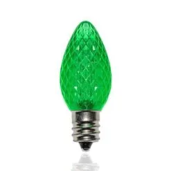 C7 SMD LED Retrofit Bulb - Green - Pro Christmas™ - Bag Of 25