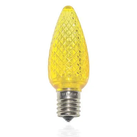 C9 SMD LED Retrofit Bulb - Yellow - Minleon - Bag Of 25 3 C9 SMD LED Retrofit Bulb - Yellow - Minleon - Bag Of 25