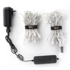 Twinkly RGB - Icicle Lights - 190L, 4" Sp, Wifi - Transparent Wire -Fiesta Shop rgb twkice 190 tr 1