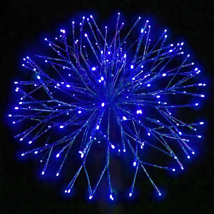 24" Blue Twinkle Starburst - Blue LED Lights 4 24" Blue Twinkle Starburst - Blue LED Lights - Image 2