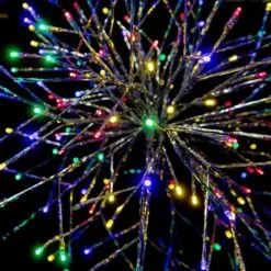 24" Silver Twinkle Starburst - Multi-colored LED Lights 9 24" Silver Twinkle Starburst - Multi-colored LED Lights -Fiesta Shop sl tsb 24 m sl 3 cropped 1