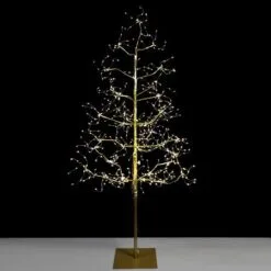 5' Gold Fairy Light LED Tree - 570 LEDs - Warm White