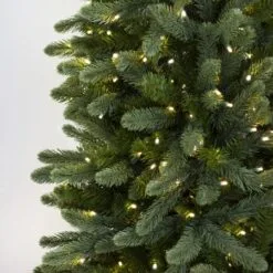 7.5' Indoor LED Norway Spruce Slimline Christmas Tree - Warm White -Fiesta Shop t it 75 1220 ww 3