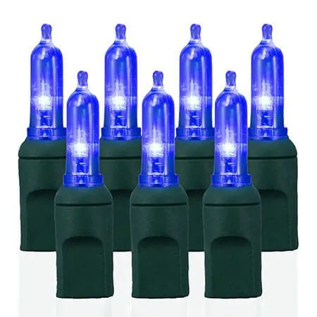 70 Light T5 Smooth Blue LED Christmas Lights 3 70 Light T5 Smooth Blue LED Christmas Lights
