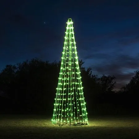 30' Commercial Tree Of Lights With LED Retrofit Bulbs - Green 3 30' Commercial Tree Of Lights With LED Retrofit Bulbs - Green