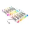 Twinkly Pro Curtain Lights - RGB Capsule - 250 Lights - 10 Drops - Transparent Wire -Fiesta Shop tw plc cu ca 10x25stp t
