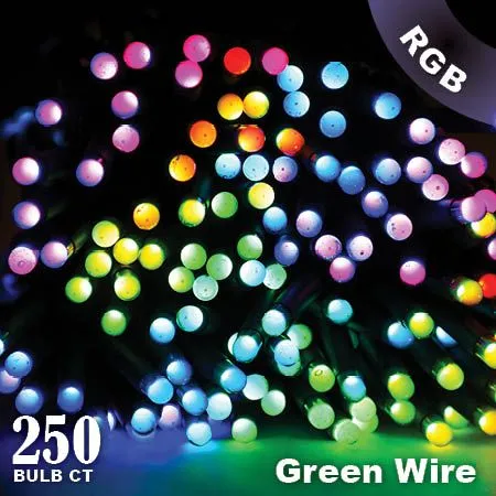 Twinkly Pro - RGB Capsule - 250 Lights - 4" Spacing - Green Wire - Dual Line 5 Twinkly Pro - RGB Capsule - 250 Lights - 4" Spacing - Green Wire - Dual Line - Image 3
