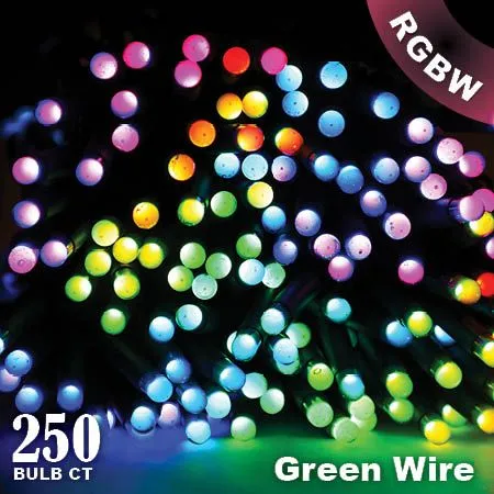 Twinkly Pro - RGBW Capsule - 250 Lights - 4" Spacing - Green Wire - Dual Line 5 Twinkly Pro - RGBW Capsule - 250 Lights - 4" Spacing - Green Wire - Dual Line - Image 3