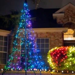 6.5' Twinkly Light Tree RGBW, 300L, Pole Included, Wifi 13 6.5' Twinkly Light Tree RGBW, 300L, Pole Included, Wifi -Fiesta Shop twp300spp bus 2