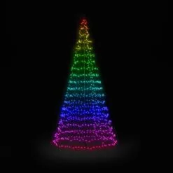 13' Twinkly Light Tree RGBW, 750L, Pole Included, Wifi 11 13' Twinkly Light Tree RGBW, 750L, Pole Included, Wifi -Fiesta Shop twp750spp fx rainbow