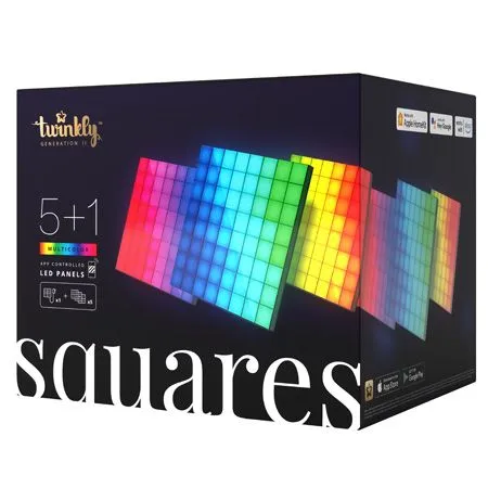 Twinkly, RGB, 6 Square Starter Kit 4 Twinkly, RGB, 6 Square Starter Kit - Image 2