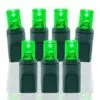 50 Light Lime Green 5 Mm Wide Angle Conical LED Christmas Lights 2 50 Light Lime Green 5 Mm Wide Angle Conical LED Christmas Lights -Fiesta Shop wac lg