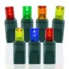 50 Light Multi 5 Mm Wide Angle Conical LED Christmas Lights -Fiesta Shop wac m 2