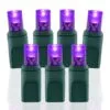 70 Light Purple 5 Mm Wide Angle Conical LED Christmas Lights -Fiesta Shop wac pu