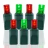 70 Light Red-Green 5 Mm Wide Angle Conical LED Christmas Lights -Fiesta Shop wac rg 1